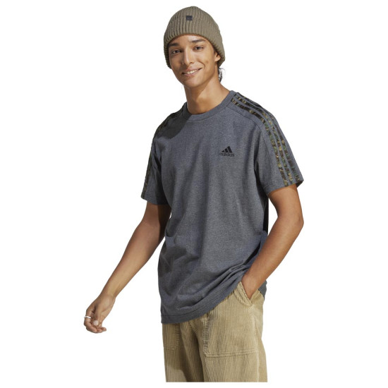Adidas Ανδρική κοντομάνικη μπλούζα Essentials Single Jersey 3-Stripes Tee